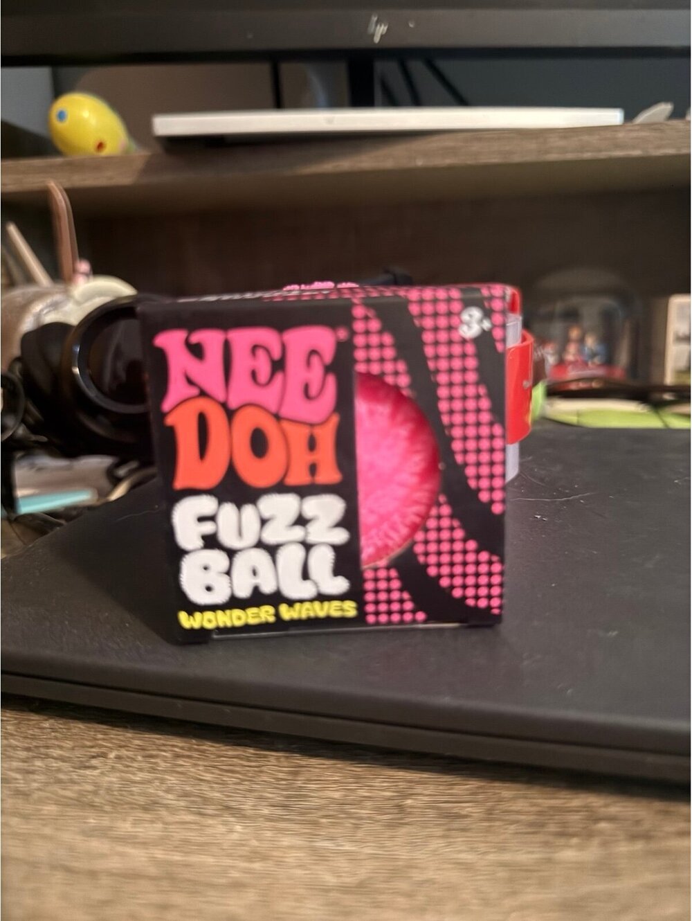 Authentic Schylling Needoh Fuzzball Pink. Brand New in Box